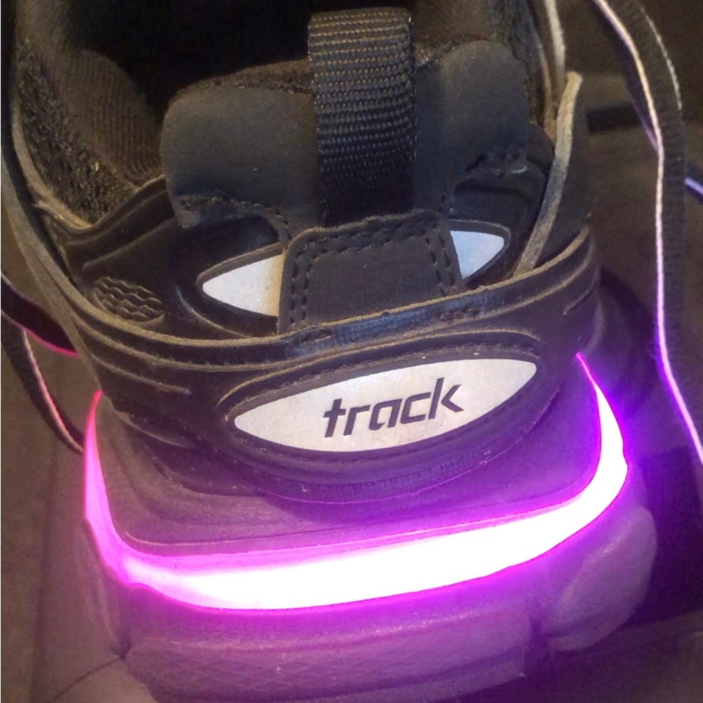 Balenciaga prototype Athletic Men's Black LED  Sneakers - Picture 3 of 4